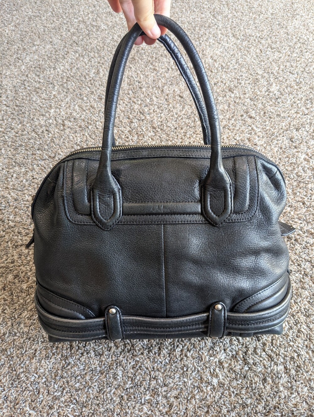 Vintage Cole Haan Black Satchel Purse